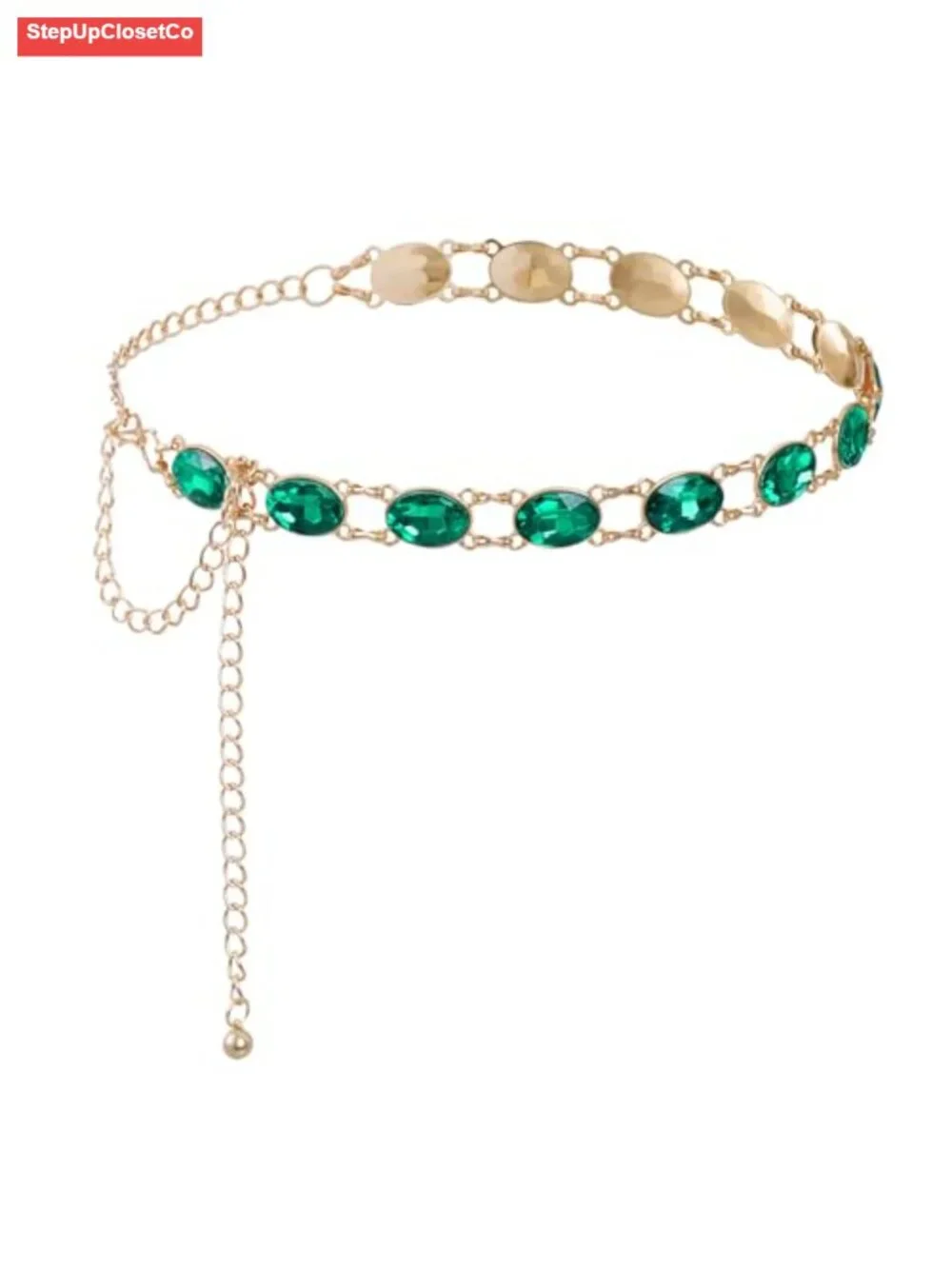 Western Metal Chain Belt for Women Dresses Jeans